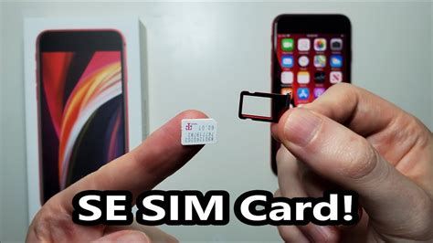 iphone se sim slot|How to Insert & Remove Sim Card iPhone SE 2nd Generation 2020 Video.